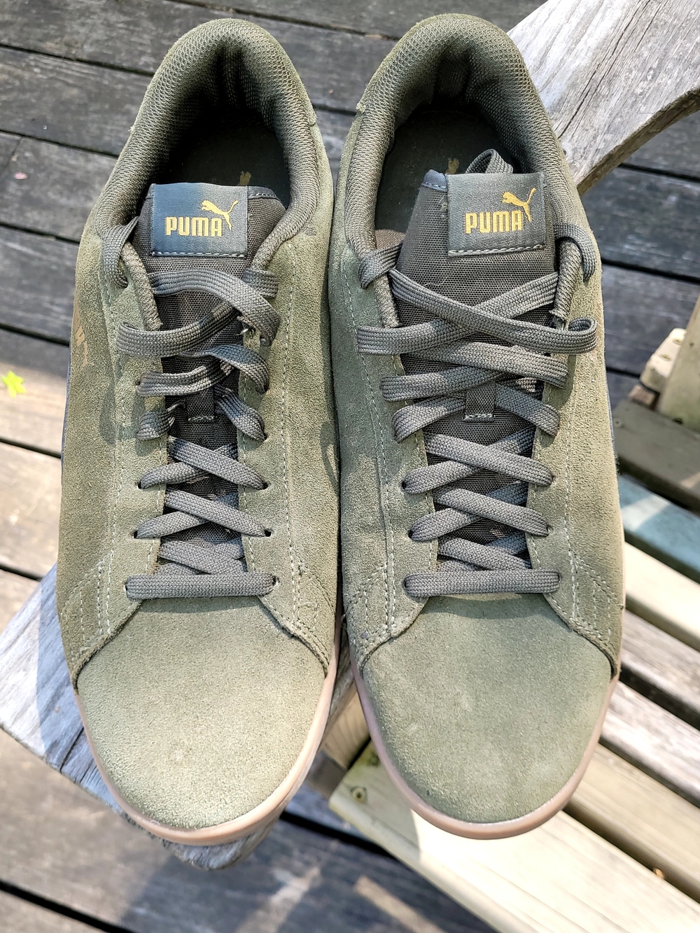Puma Suede Olive Green Sneakers